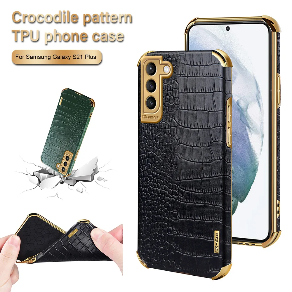 

Case for Galaxy S21 Luxury Texture PU Leather Back Sft TPU Cover for Samsung Galaxy S21 Plus Ultra A52 A12 A72 A32 Couqe Fundas