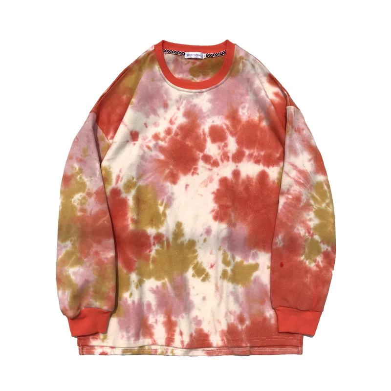 

Camo Hoodies Men Fashion Tie-dyed Printed Casual Hip Hop Hoodie Man Cotton Sweatshirt Streetwear Wild Loose Hoody M-2XL