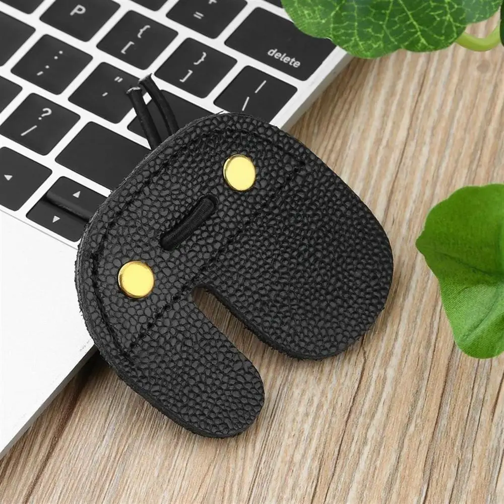 100 шт из бычьей кожи для стрельбы лука защита пальцев защитная накладка перчатка