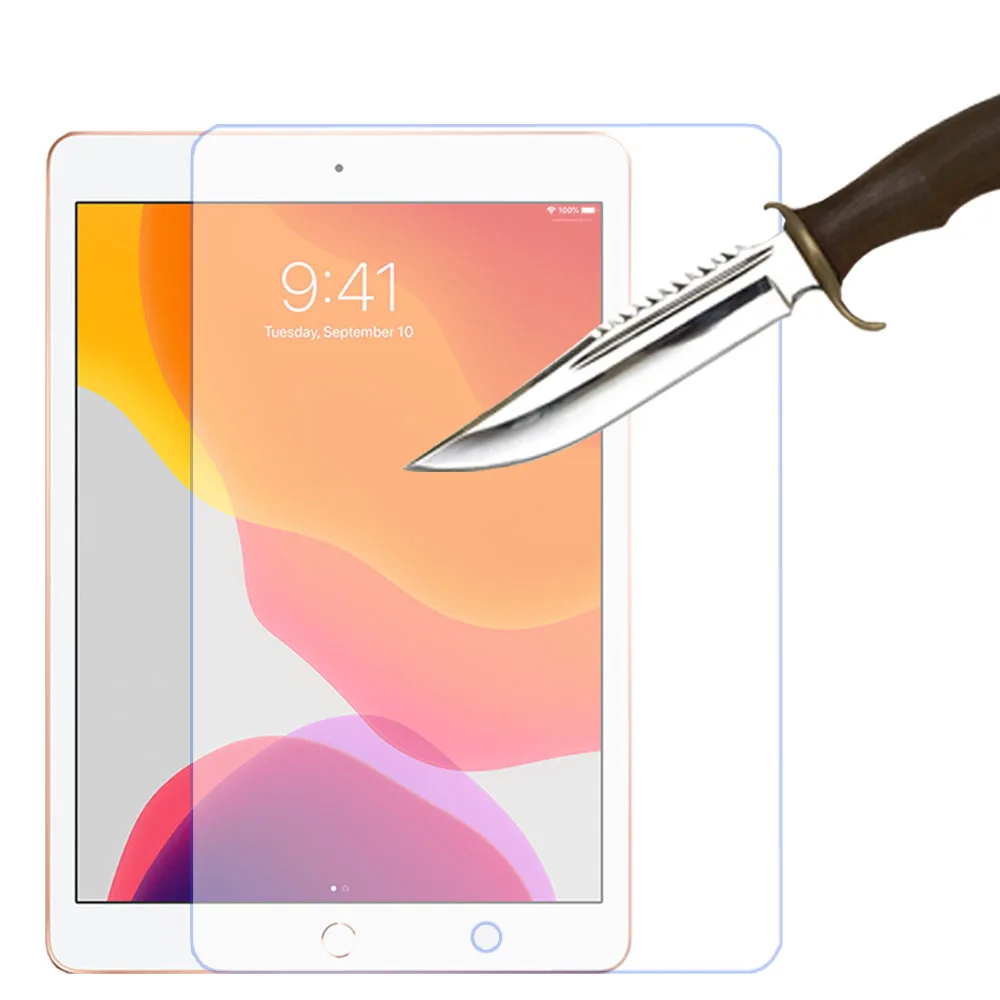 2 упаковки протектор экрана из закаленного стекла для ipad 10,2 7-го поколения apple ipad 10,2-дюймовая Защитная пленка для экрана