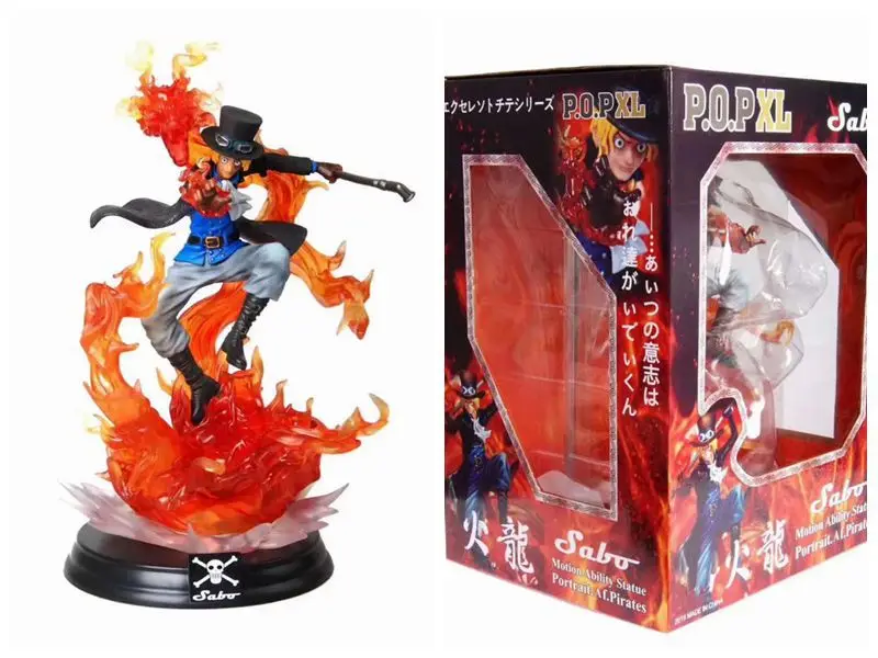 

Аниме One Piece Sabo P.O.P XL экшн-фигурка движущаяся способность статуя Портрет Пираты Сабо фигурка Коллекционная модель игрушка для подарка
