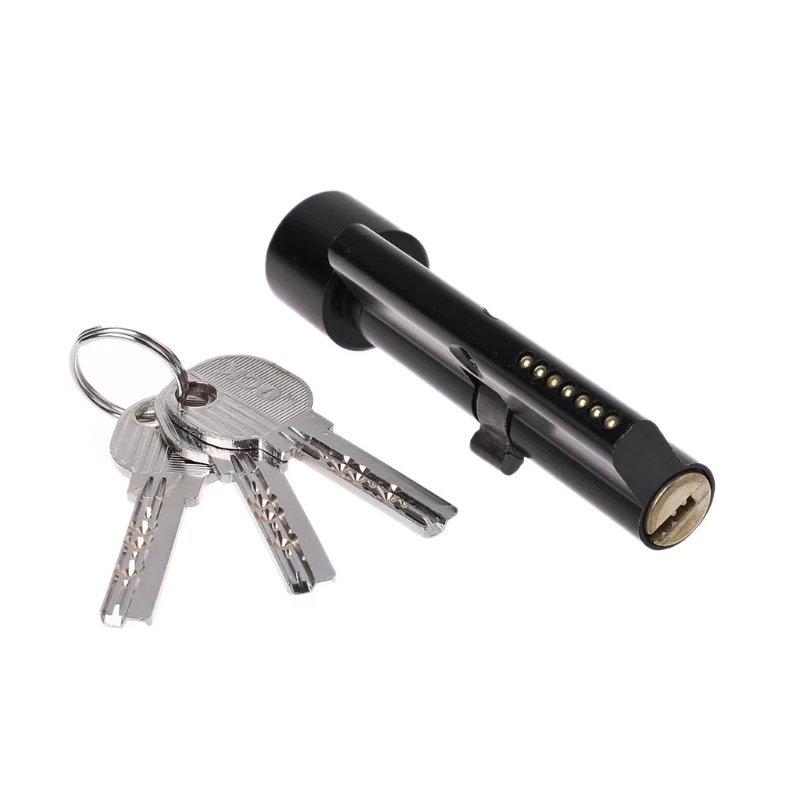 Черная космическая алюминиевая дверная ручка замок внутренняя дверь спальни