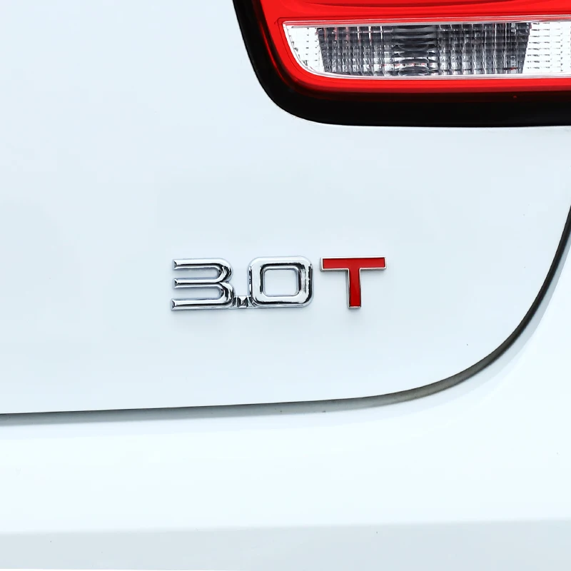 

Car 3D Metal 1.6T 1.8T 2.2T 2.5T 3.0T Logo Sticker Emblem Badge Decals Auto Tail Sticker for BMW Mercedes Ford Audi Toyota Honda