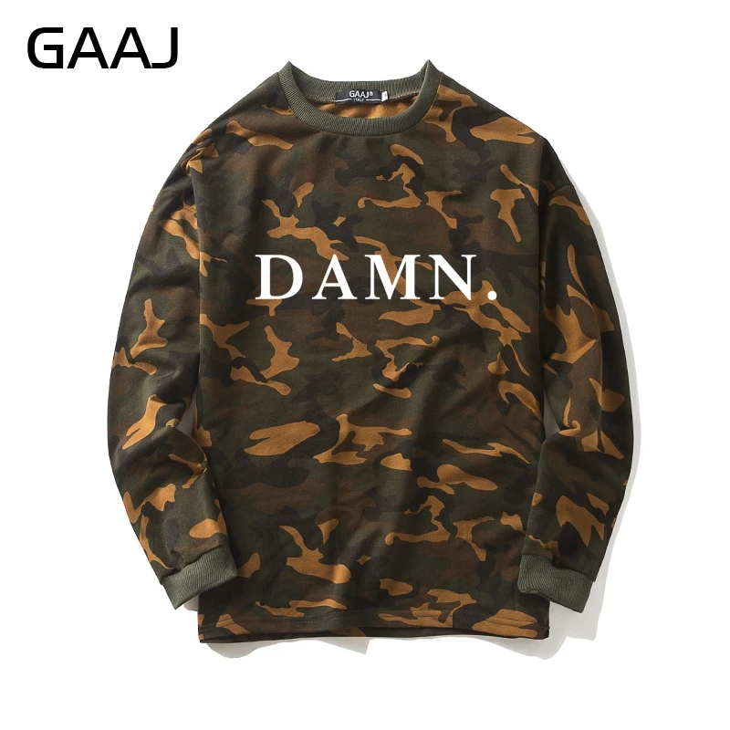 Свитшот Камуфляжный для мужчин и женщин свитшот с принтом надписи чёрт