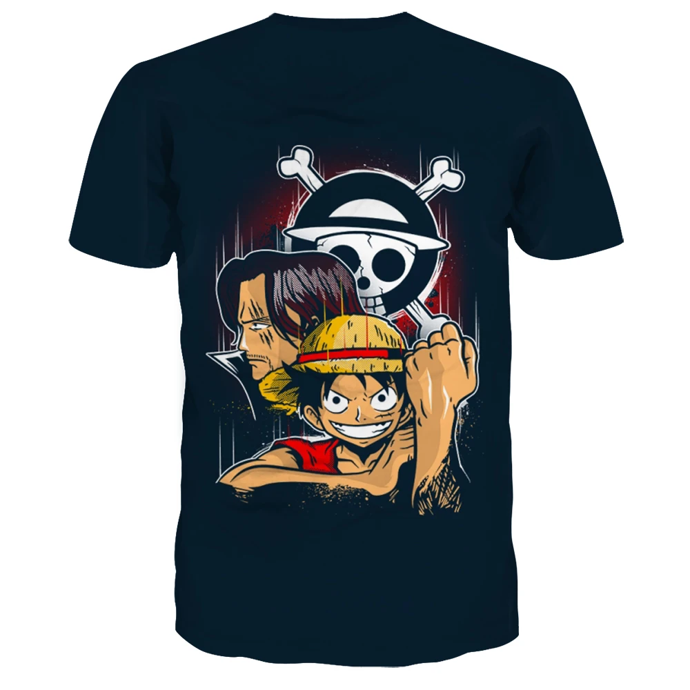 

High Quality Tshirt Men Women Hot 3d Print Dace One Piece luffy Short-sleeved Shirt Children's Clothing Tshirt Top Tees
