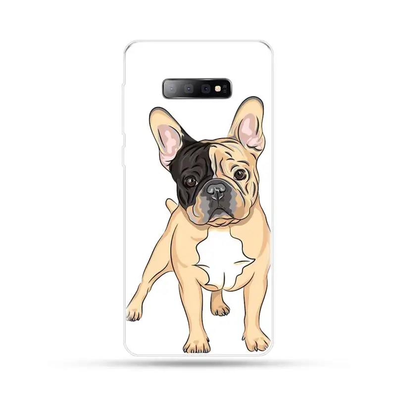 

French Bulldog Dog Hot pet Phone Case For Samsung Galaxy S5 S6 S7 S8 S9 S10 S10e S20 edge plus lite cover funda coque