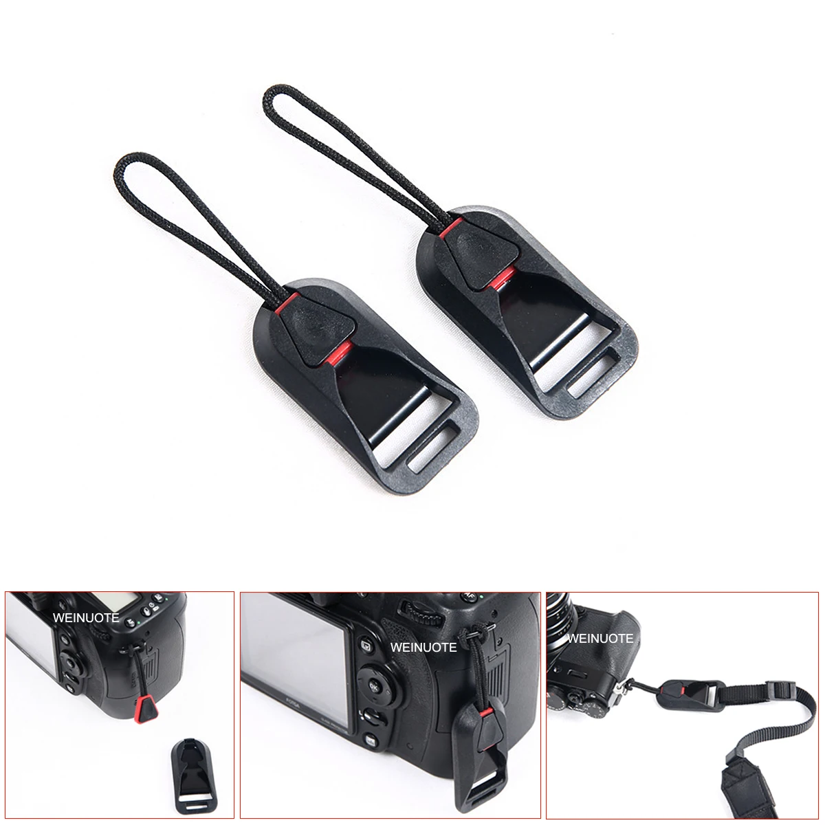 2x быстроразъемный разъем с базой для камеры плечевой ремень Sony Canon Nikon Panasonic Fujifilm