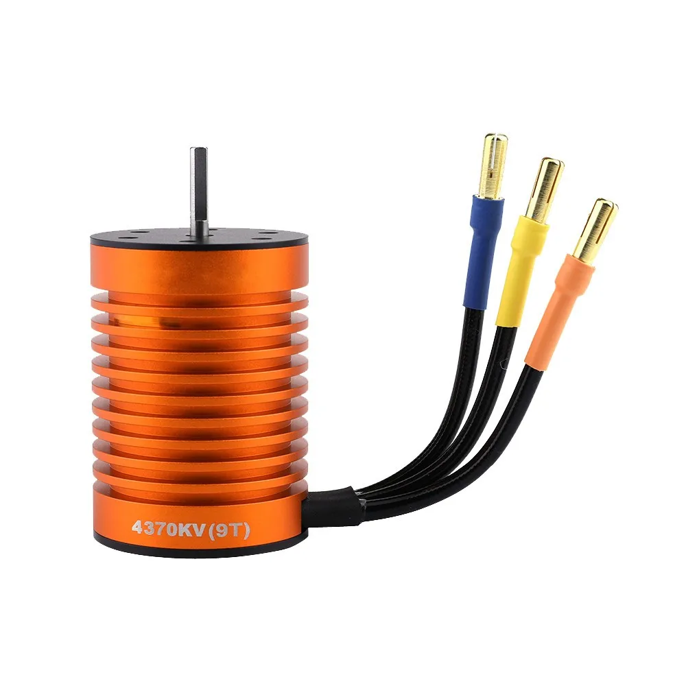 9T 4370KV бесщеточный двигатель + 60A ESC контроллер скорости Combo ME720 для 1/10 RC автомобиля