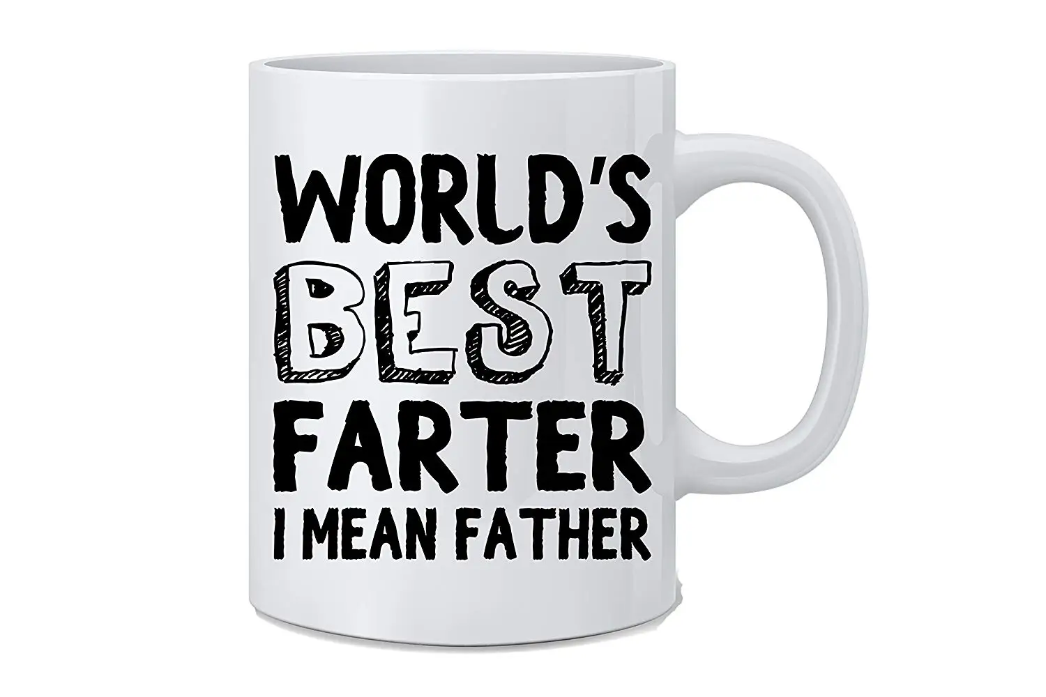 Кофейная кружка с надписью Farter I Mean Father 11 унций подарок на Рождество День отца