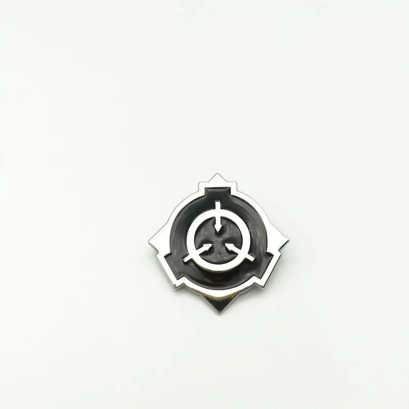 

Anime Scp Foundation Brooch Cosplay Costumes Accessories Metal Task Force Pin
