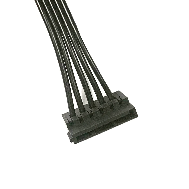 

15Pin SATA Power Supply Splitter Cable Hard Drive 1 Male to 5 Female Extension Power Cord for Chia DIY PC Sever Wire length 76mm
