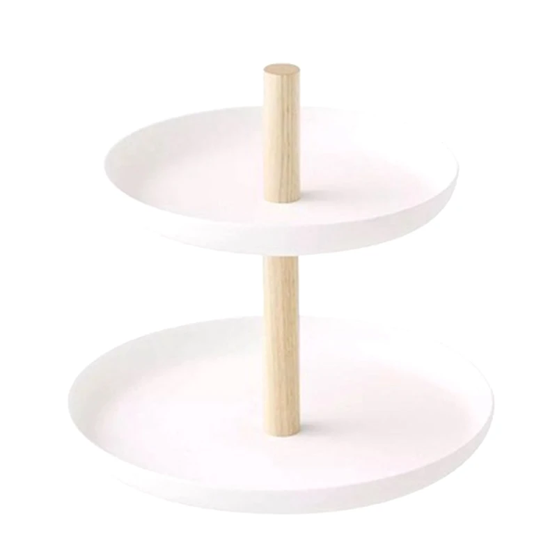 

Small Fresh Jewelry Storage Tray Desktop Double-Layer Debris Storage And Finishing Rack