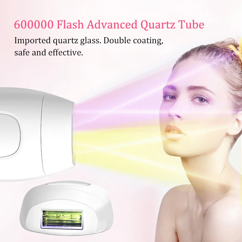 Профессиональный IPL лазер для эпиляции депилятор лазерный с ЖК дисплеем 600000