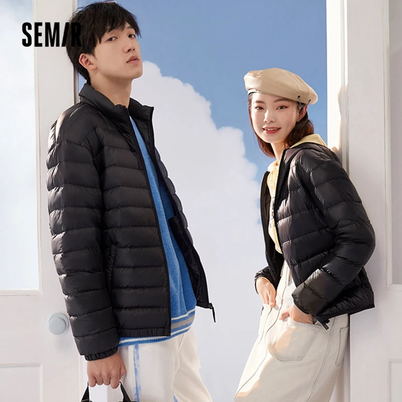 Куртка SEMIR мужская пуховая непромокаемая тонкая простая - Цена: 2464.76