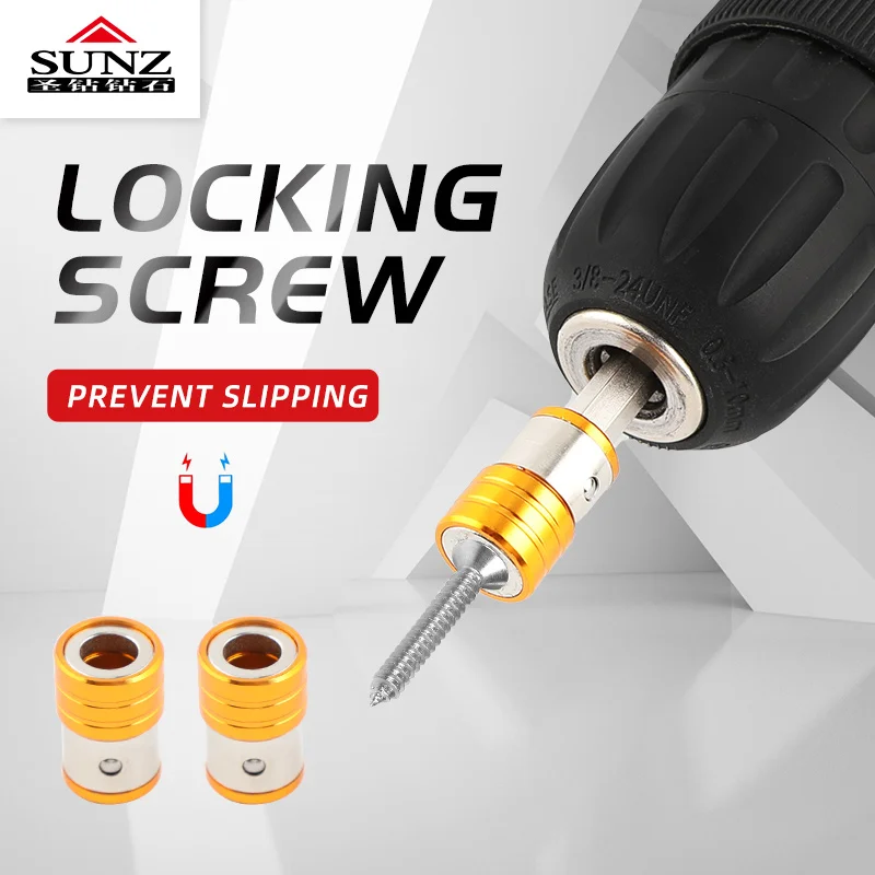 

Powerful universal magnetic ring 6.35mm 1 / 4 inch screwdriver head accessories Tool