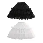 Короткая кружевная юбка с оборками и цветочным принтом, для женщин и девочек