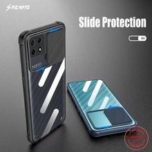 Rzants For OPPO Realme Narzo 30A Narzo20 Realme C12 C25 Case [Lens Protection] Slim Crystal Clear Cover Double Soft Casing