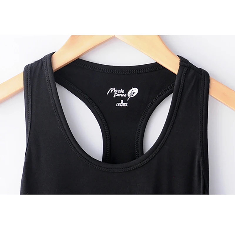 

Female Modal Ballet Yoga Dance Tops Women Gymnastics Leotard Adult Balck High Elastic T-Shirt Ballerines Femme