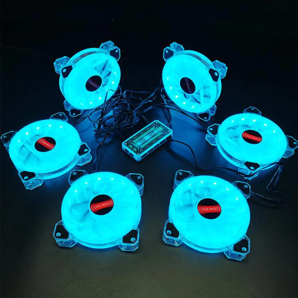 120 мм ПК компьютер RGB вентилятор 5 в музыкальный ритм A-RGB шасси тихий аура