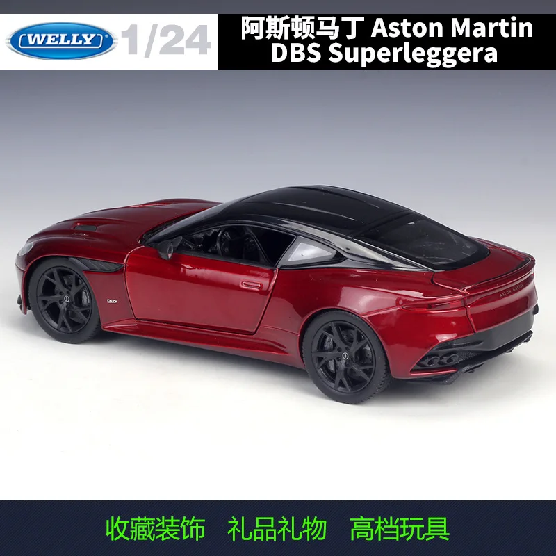 

Welly 1:24 Aston Martin DBS Superleggera alloy car model Diecasts & Toy Vehicles Collect gifts Non-remote control type transport