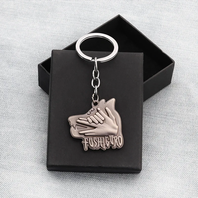 

New Anime Jujutsu Kaisen Itadori Yuji Cosplay Metal Keychains Badge Cartoon Figure Fushiguro Megumi Keychain Bags Pendant Prop