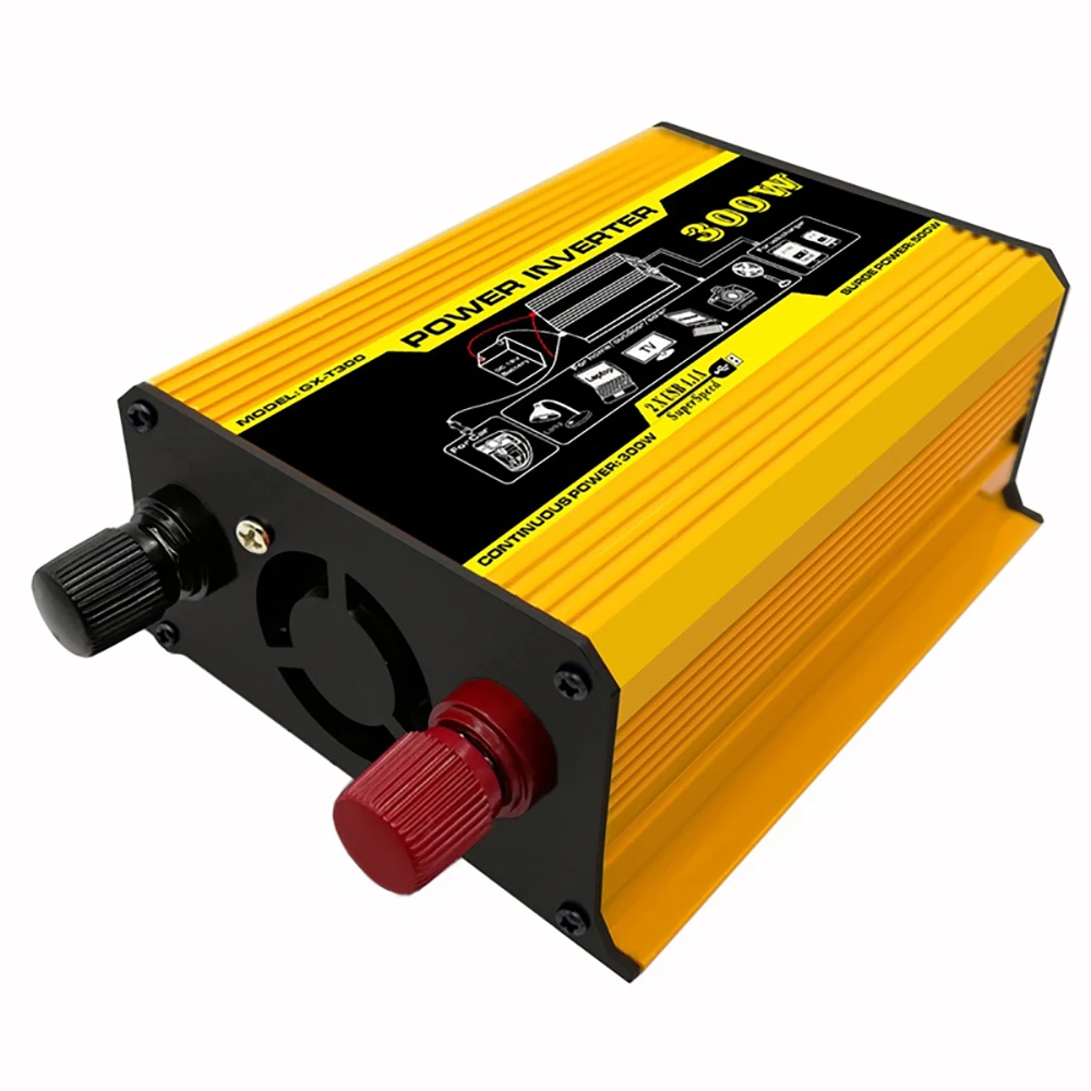 VicTsing 300W Car Power Inverter Converter DC 12V to AC 110V 220V Portable Car Adapter Power Inverter Adapter with Dual USB Port