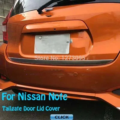 Для Nissan Note нержавеющая интерьерная заднего бампера Защита Накладка порога хвост ствол охранник педаль автомобиля Средства для укладки волос