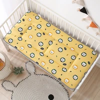 baby bedding set boys girls crib mattress pad bed linens double sides cotton toddler mesh infant bed set 140x70cm play mat