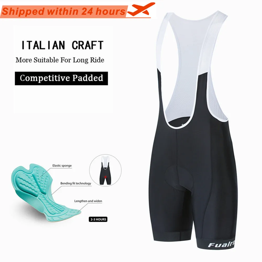 Высококачественные классические нагрудники FUALRNY шорты для гонок велосипедная