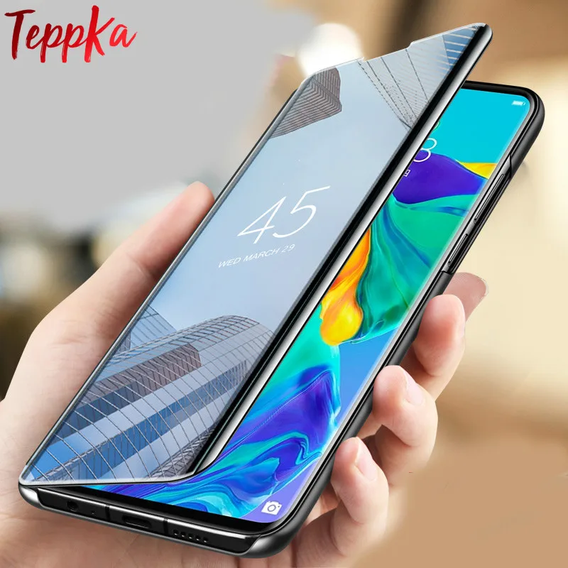 Для Samsung galaxy S20 Ultra Plus чехол для телефона зеркальное откидное роскошное покрытие