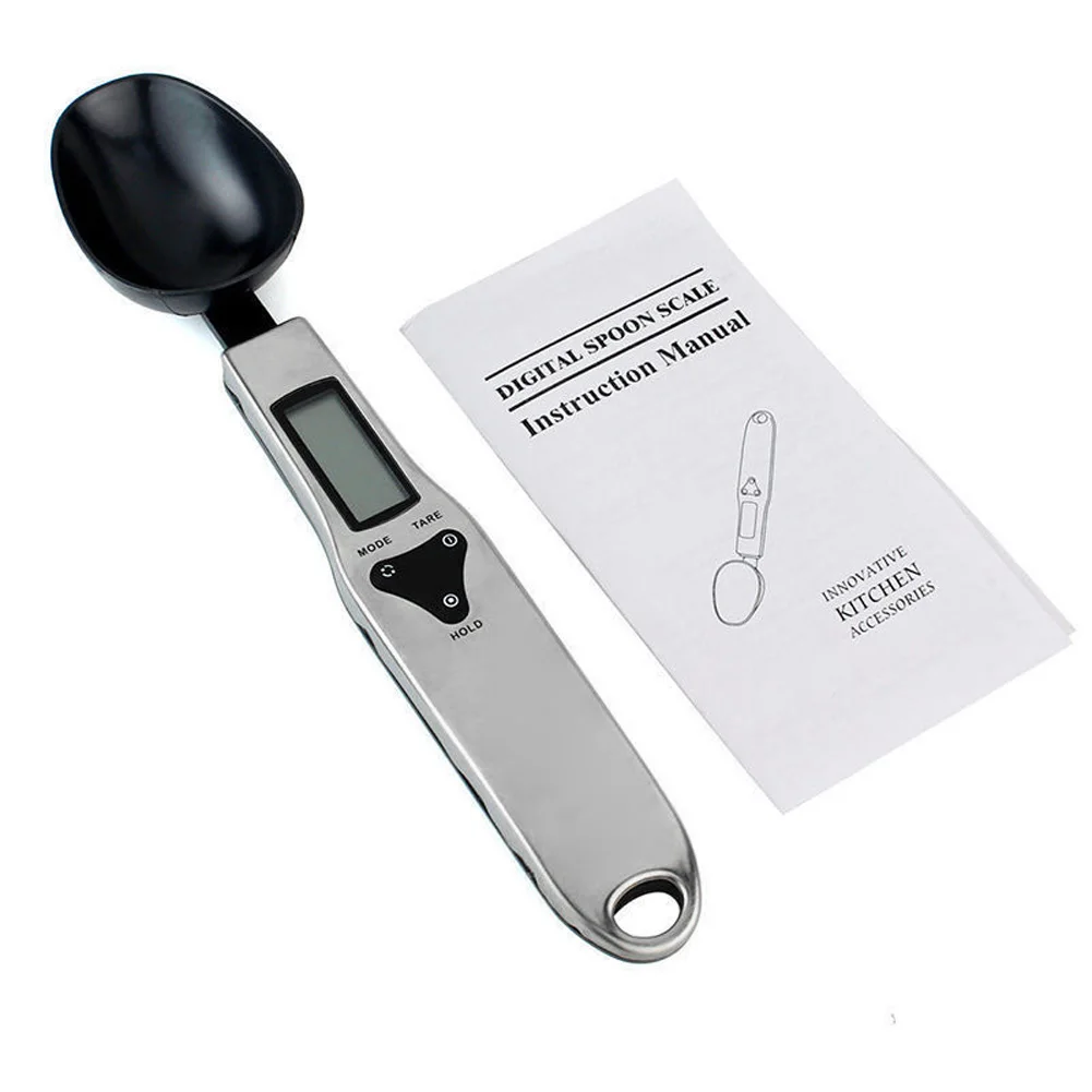 

500g/0.1g Precise Digital Measuring Spoons Electronic LCD Digital Spoon Weight Volumn Food Scale Gram Mini Kitchen Scales