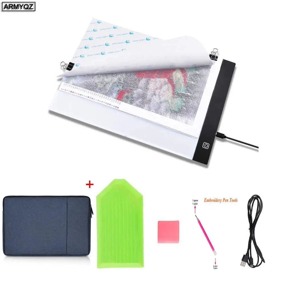 Панель с регулируемой ярсветильник ьЮ для алмазной вышивки|Алмазная мозаика и