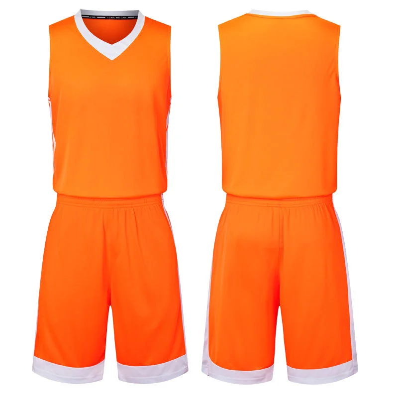 Новое поступление детский баскетбольный комплект из джерси и майки для