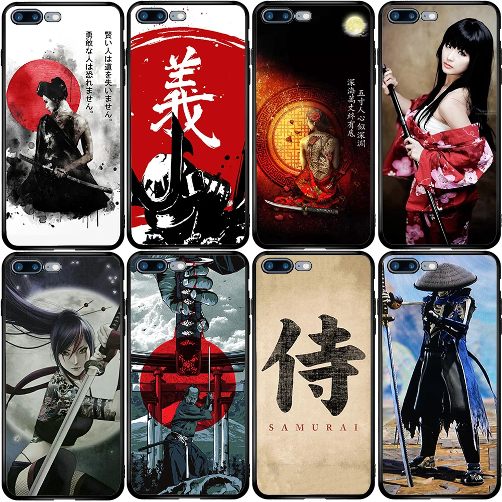 Чехол для Huawei Honor Mate 10 20 30 P10 P20 P30 P40 Lite E P Smart Plus Z 2019 2020 Y9 Prime Japan Samurai Girl|Бамперы| |