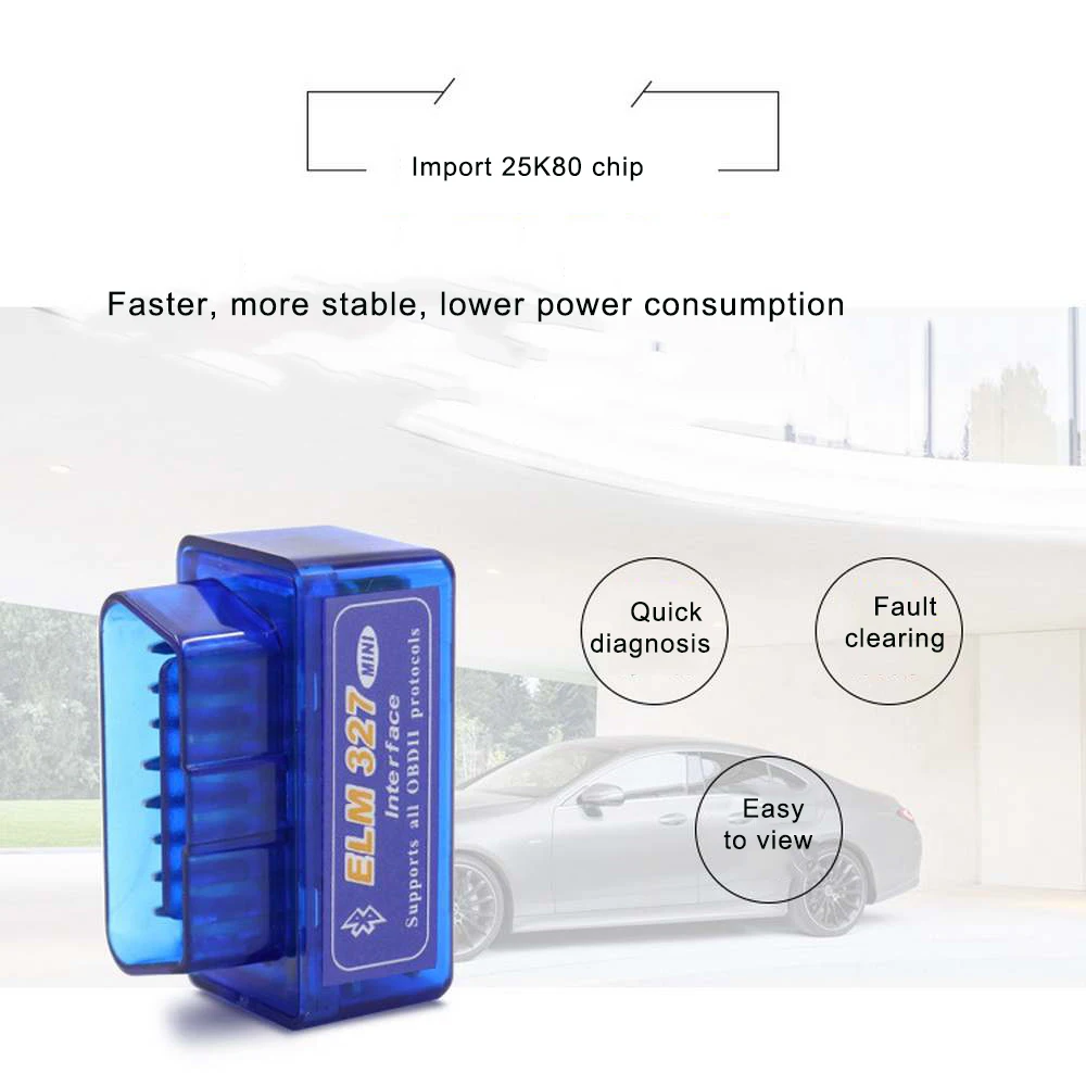 Универсальный Автомобильный сканер ошибок диагностический адаптер Super Mini Elm327