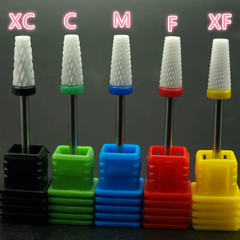 KIMAXCOLA 5 зернистость для маникюрного салона керамический сверло ногтей фреза