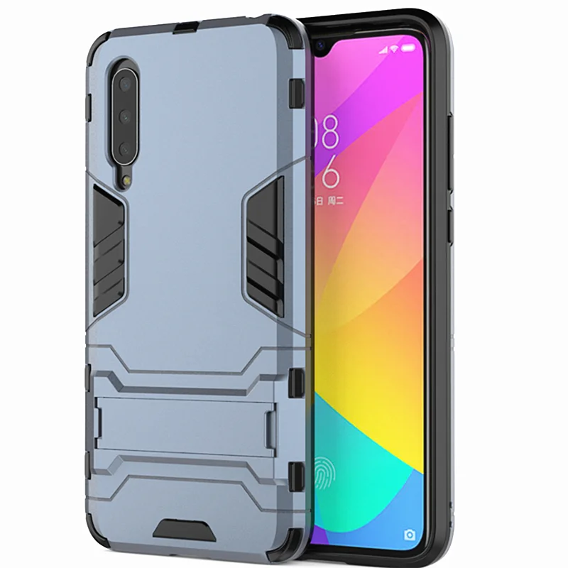 Xiaomi Mi 9 Lite A3 Lite Гибридный противоударный бронированный автомобильный чехол для телефона с кольцом-подставкой для Mi A3Lite 9 Lite CC9 CC9E чехол-Кобура