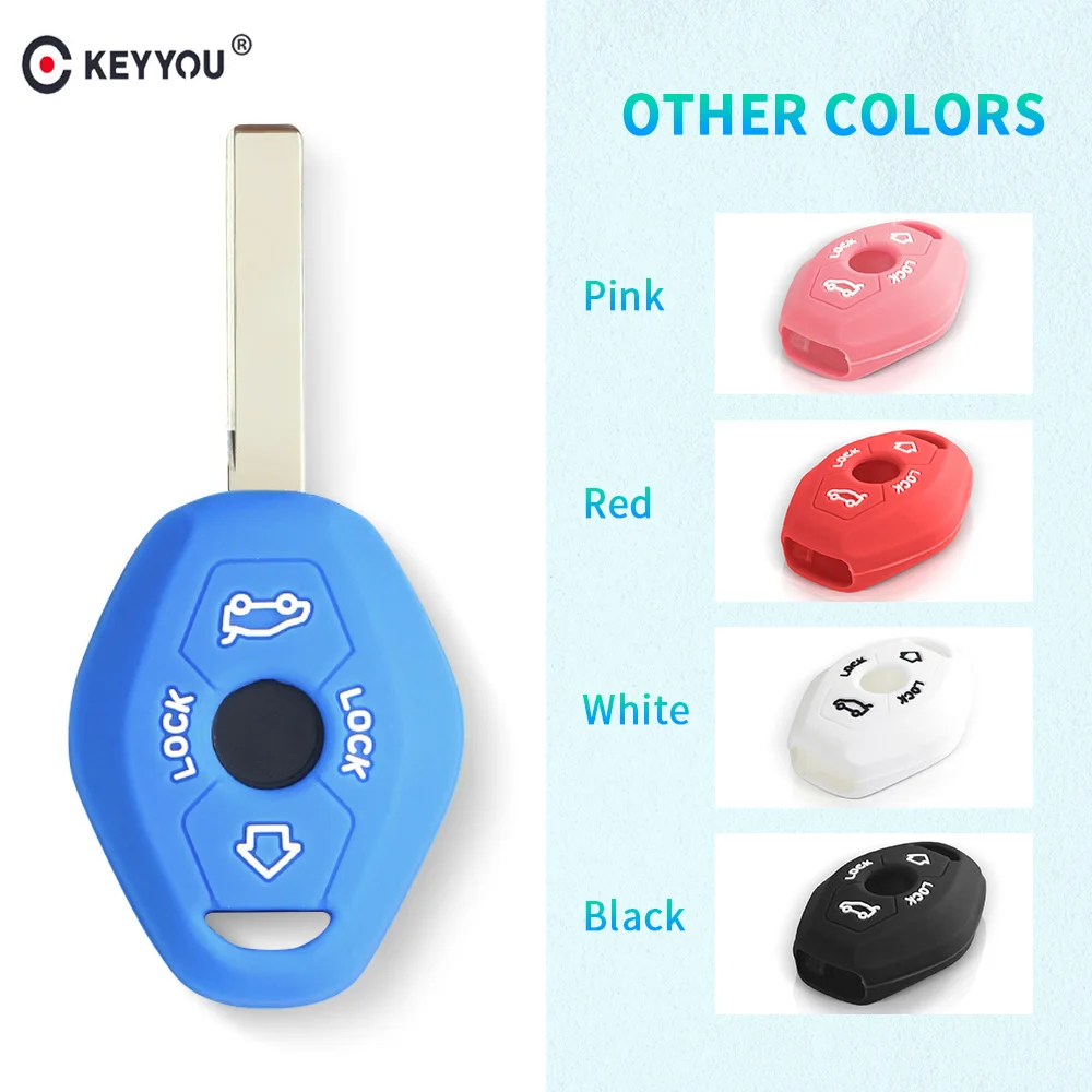 Силиконовый чехол KEYYOU 10X для ключей BMW EWS System X3 X5 Z3 Z4 1 3 5 7 Series E38 E39 E46 E53 E60 E61 E63 E64 |