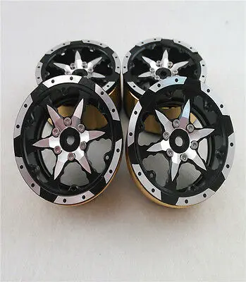 

RC Рок Гусеничный автомобиль 1/10 масштаб 4 шт Черный 1,9 ''из ткани, имитирующий колеса D аксессуар DIY TH01493-SMT2