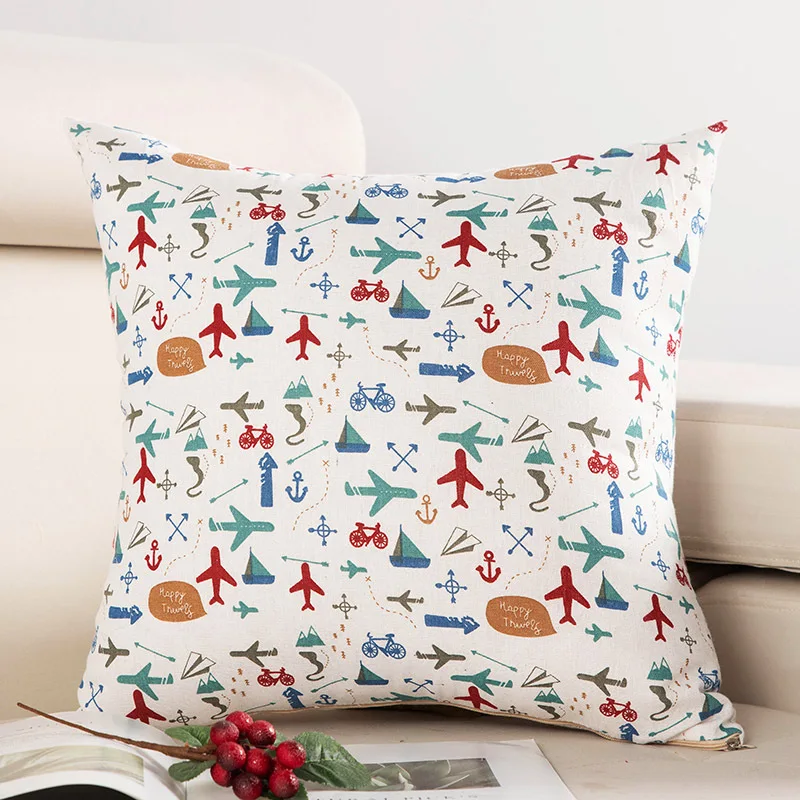 Скандинавский минималистичный Креативный дизайн льняная декоративная подушка