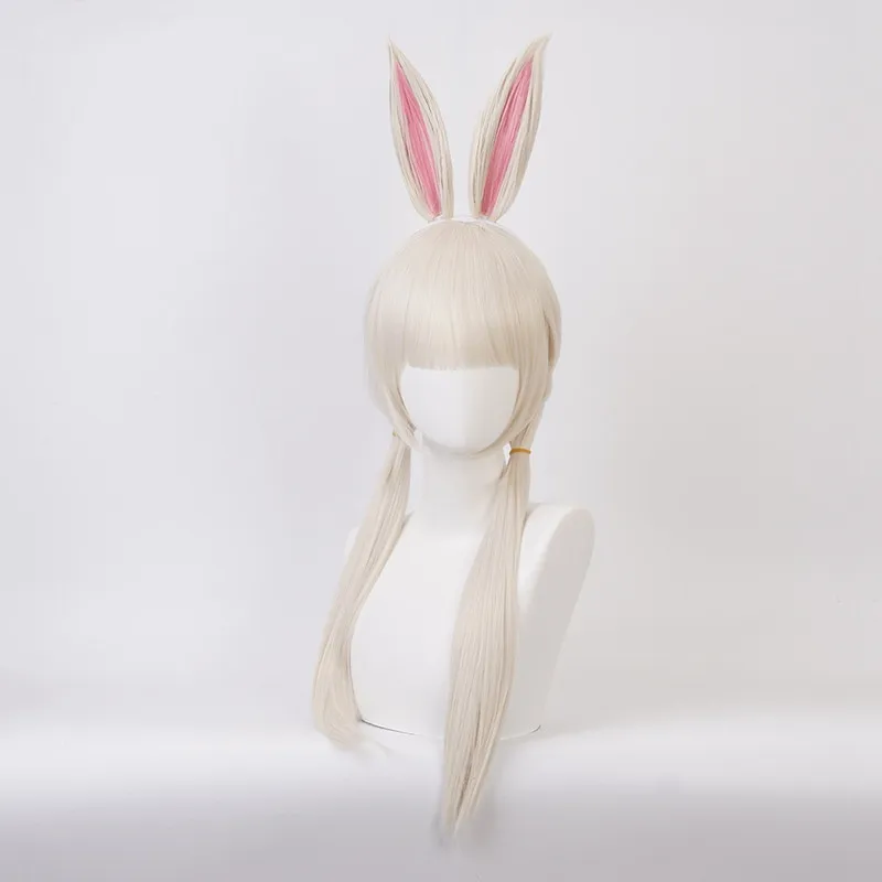 

BEASTARS Wigs Cosplay Anime Haru Wig Bunny Rabbit Ears Short BOBO Wig Girls Halloween Party Synthetic Hair Long Wigs Girls Women