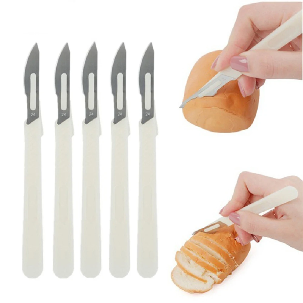 5 шт. изогнутый нож в западном стиле для резки дуги хлеба багета французский резак