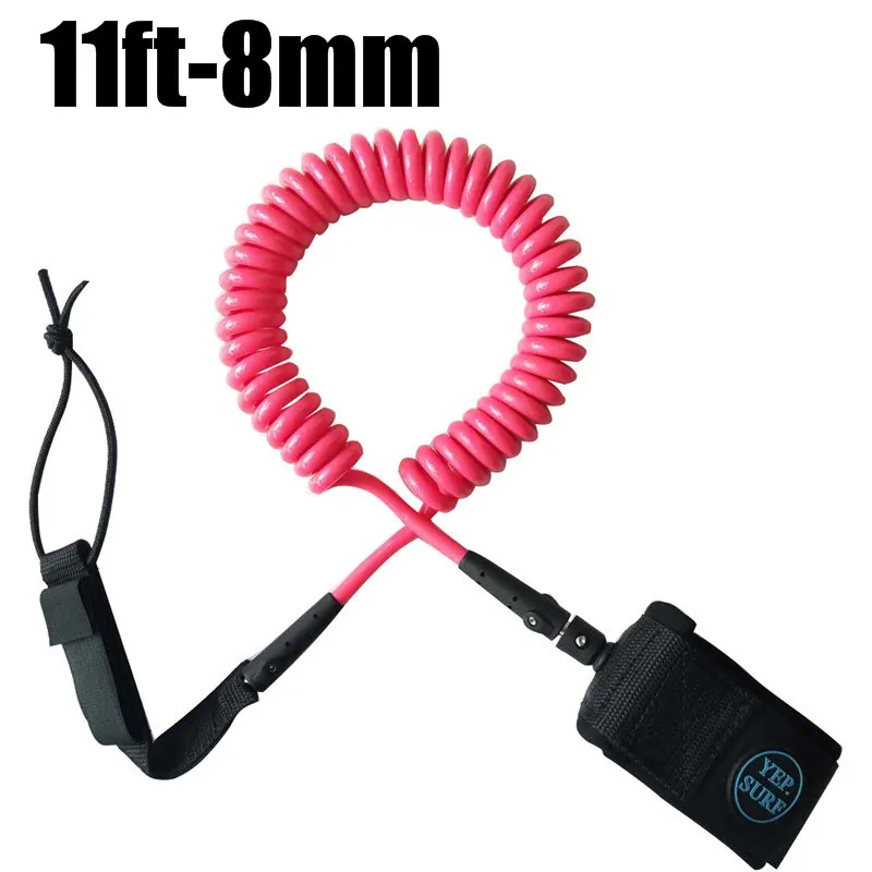 Поводок для серфинга 11 футов 8 мм спиральный поводок новый дизайн Yep. Surf pranchas