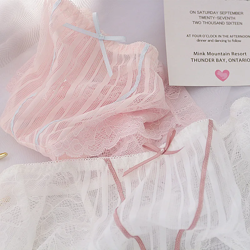 Сексуальные милые кружевные трусики женские микро прозрачные дамское хлопковое