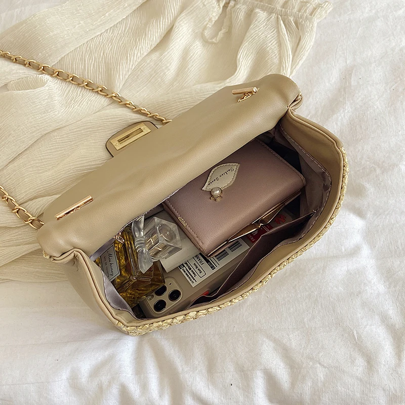 

Women's Shoulder Bag Bolsa Feminina 2020 New Straw Handbag Luxury Women Bags Designer Crossbody Bags Women Fashion Messenger Bag