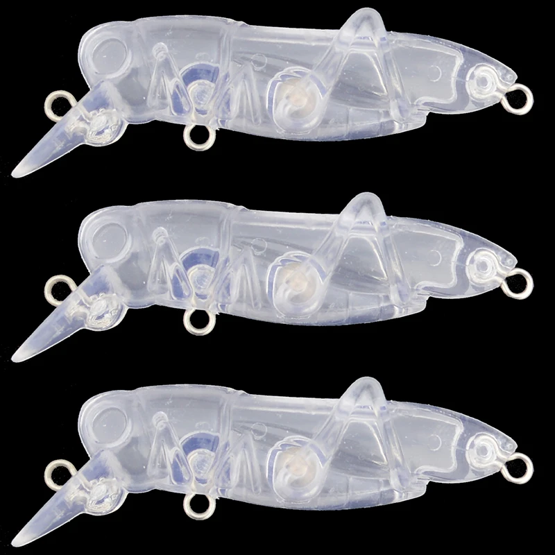 Приманка для насекомых 20 шт./лот 5 см 2 8 г Неокрашенная пластиковая прозрачная