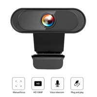 1080p hd webcam with mic rotatable pc desktop web camera cam mini computer webcamera cam video recording work