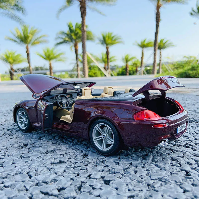 Ретро модель автомобиля Maisto 1:18 BMW M6 из сплава Классическая украшение для