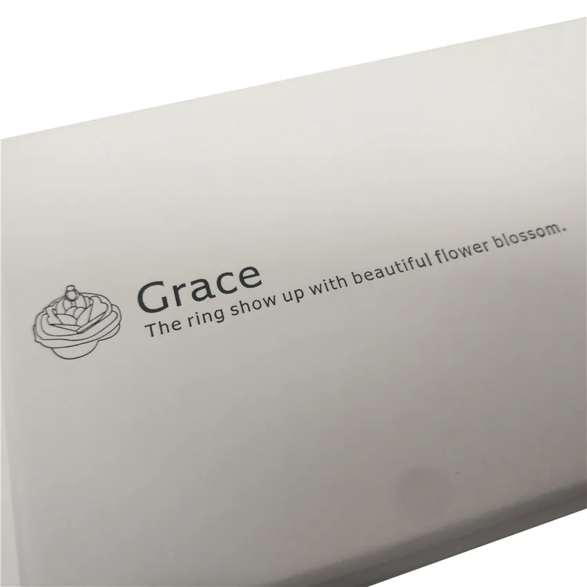 Складная Роза кольцо коробка для женщин Творческий Круглый вырез ящик хранения