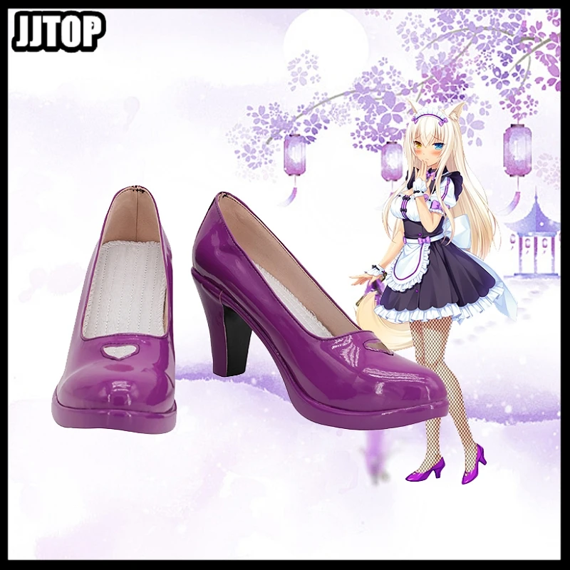 Chocola NEKOPARA Кокосовая азуки Косплей ваниль горничная Платье Костюм кошка Neko